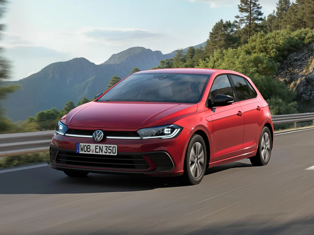 1024x768 polo vw Rotes Fahrzeug