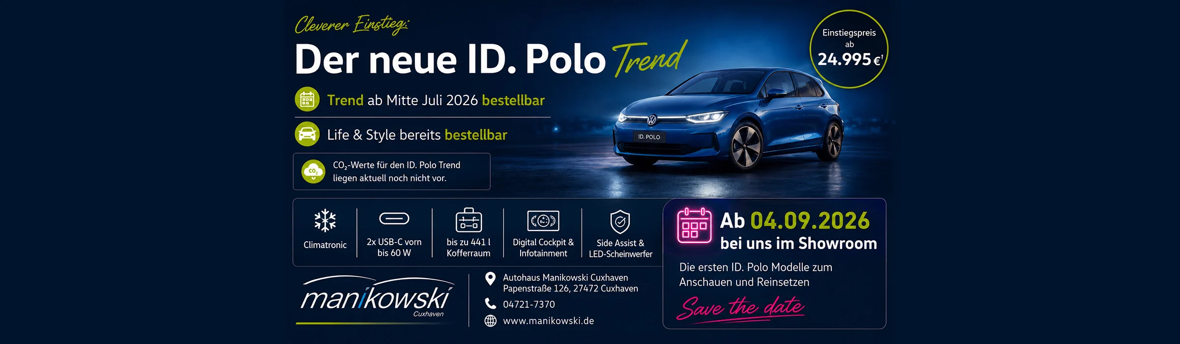 Manikowski ID Polo Markteinführung